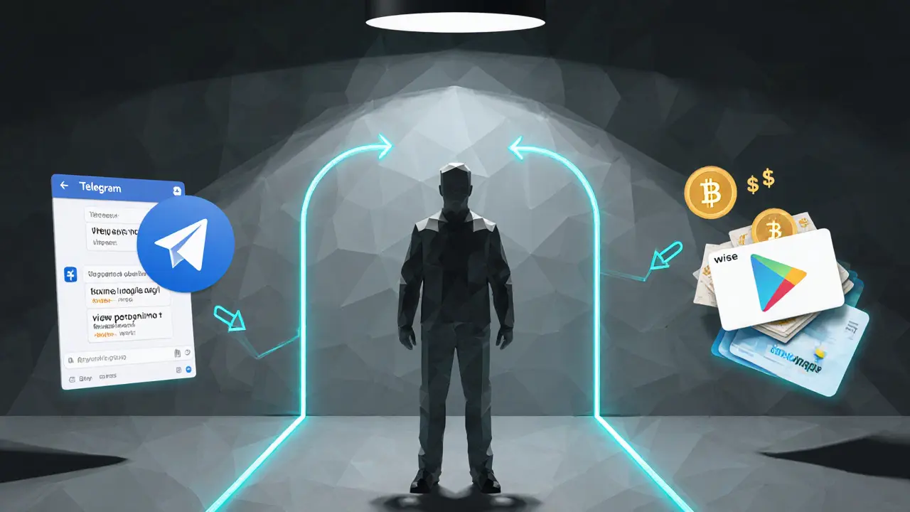 Three underground crypto workarounds: Telegram trade, gift cards, and Wise transfer