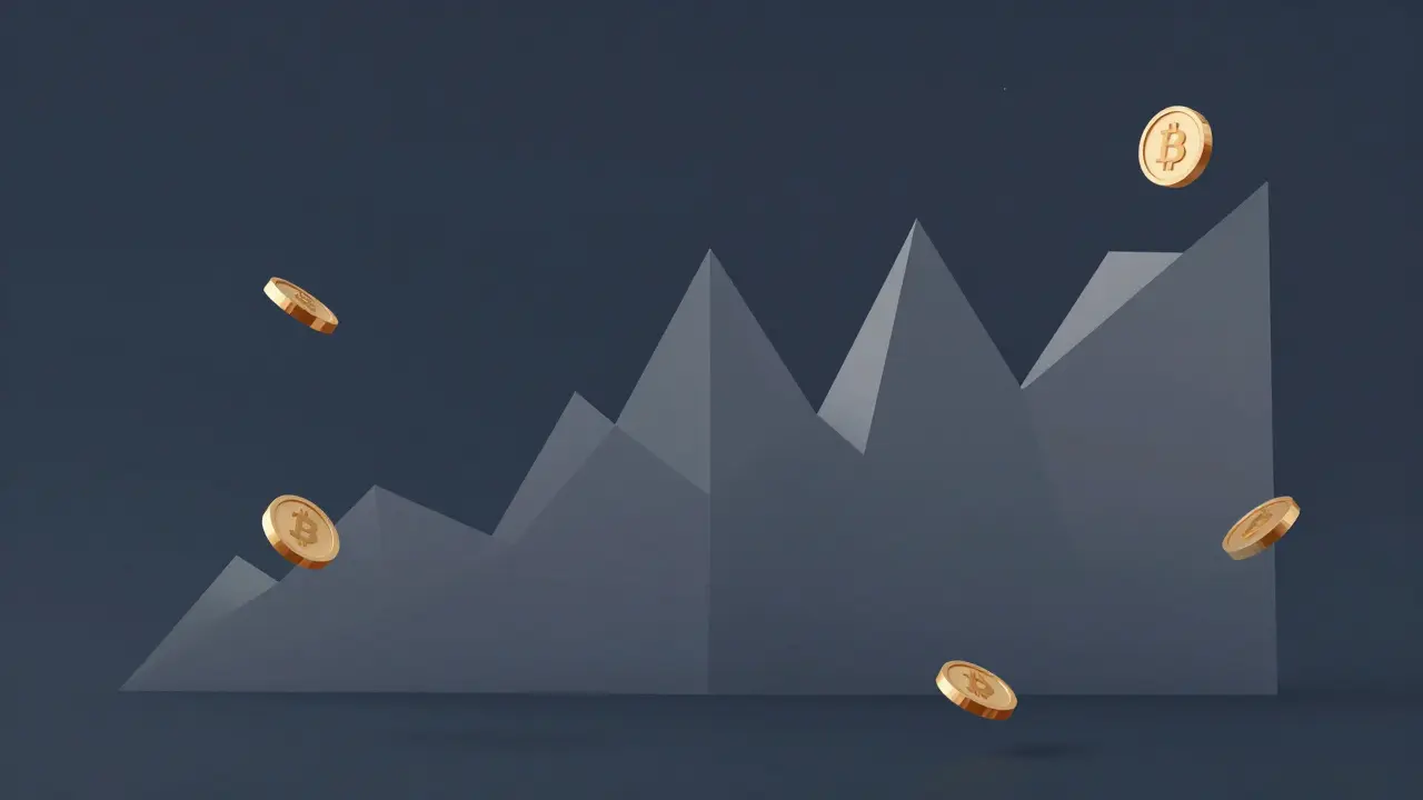 Geometric low poly visualization of crypto market data