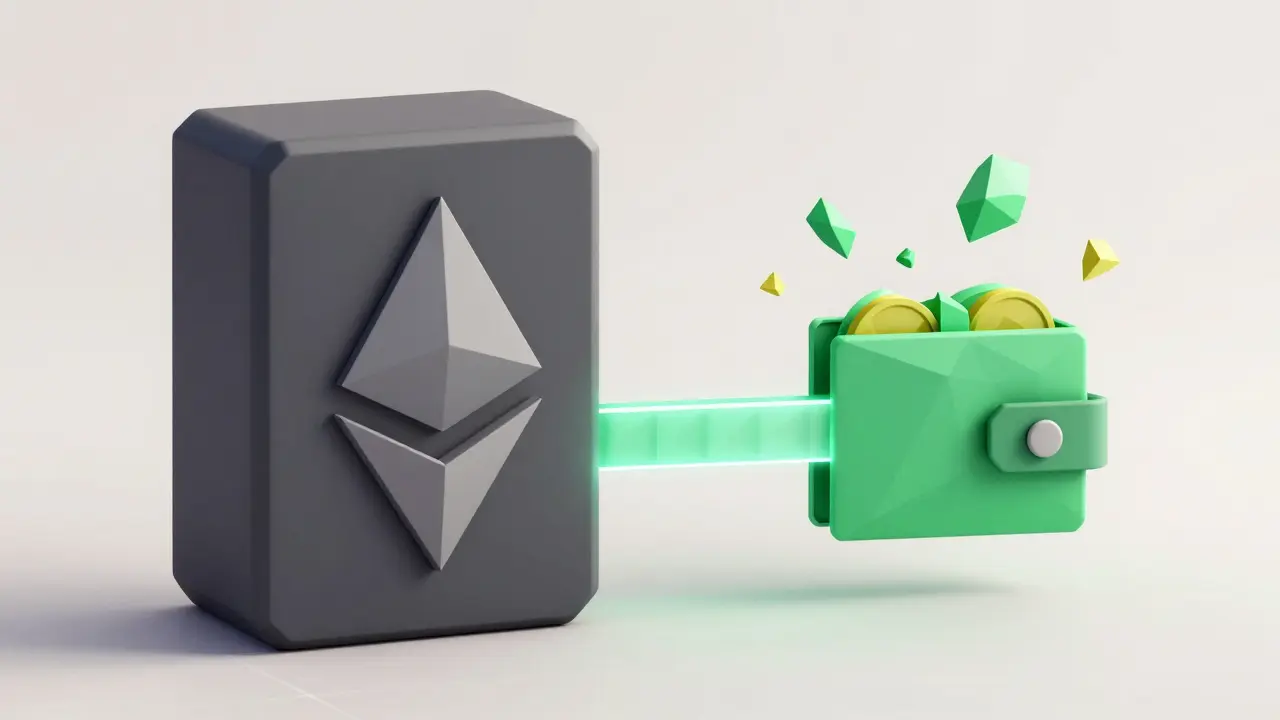 Low poly art comparing heavy gas fees to light Unichain costs