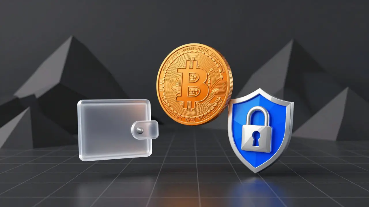 Low poly crypto coins and trading symbols illustrating privacy vs KYC regulations