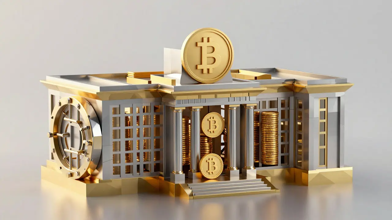 Low poly graphic of state-controlled crypto infrastructure