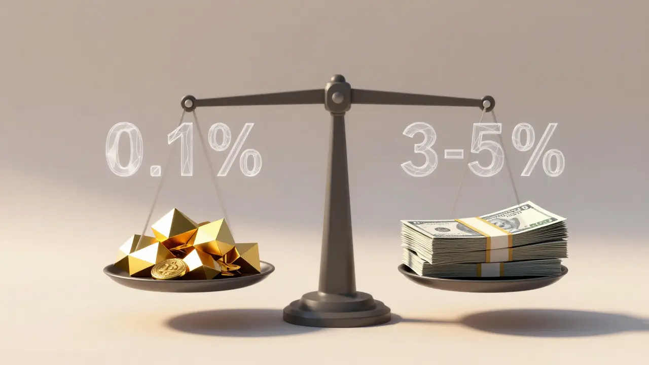 Low poly scale weighing crypto profits against transaction fees